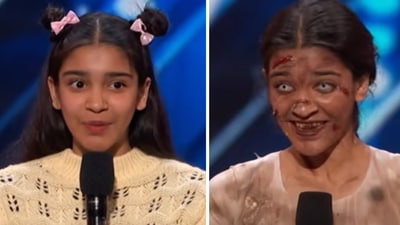 Arshiya Sharma from Jammu, India received a standing ovation at America's Got Talent. Arshiya Sharma from Jammu, India received a standing ovation at America's Got Talent.