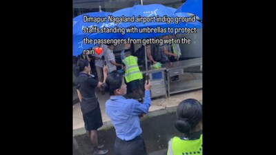 Snapshot of the staff standing with umbrellas. Snapshot of the staff standing with umbrellas.