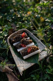 Banan stem marrows by Chef Ahmedaki Laloo. (A'Origins by Ahmedaki Laloo)