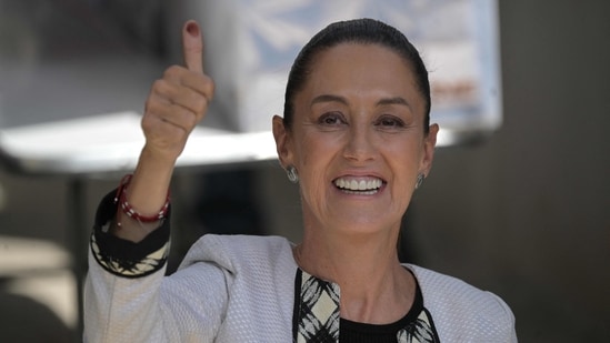 Mexico's presidential candidate for Morena party, Claudia Sheinbaum (AFP)