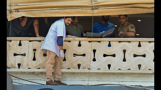 On April 14, two bike-borne men fired multiple rounds outside Khan’s home – Galaxy Apartments – in Mumbai’s Bandra. (PTI File)