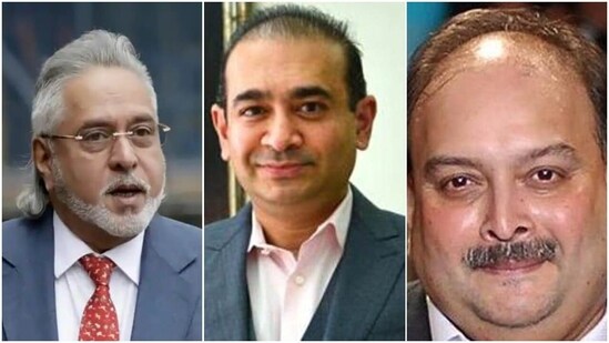 Vijay Mallya, Nirav Modi and Mehul Choksi