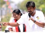 Tamil Nadu Election Results 2024 Live: DMK and allies leading in 37 seats out of 39 with Kanimozhi leading in Thoothukkudi seat with over a margin of 1,24,000 votes.(Lakshmi)