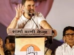 FILE PHOTO: Rahul Gandhi, a senior leader of India's main opposition Congress party, speaks as he addresses his supporters during a public meeting as part of an election campaign, in Delhi, India, May 18, 2024. REUTERS/Priyanshu Singh/File Photo