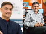 Sanjeev Sanyal (left) agrees with Nilesh Shah's (right) remark on longer working hours. Sanjeev Sanyal (left) agrees with Nilesh Shah's (right) remark on longer working hours.