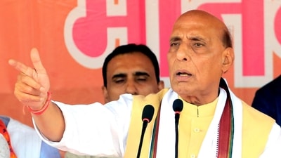 Union defence minister Rajnath Singh (ANI) Union defence minister Rajnath Singh (ANI)