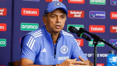 Out of 10, what rating would you give Rahul Dravid for his time as India head coach? (ANI) Out of 10, what rating would you give Rahul Dravid for his time as India head coach? (ANI)