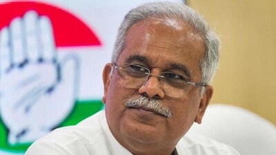 Senior Congress leader and former Chhattisgarh chief minister Bhupesh Baghel. (File)