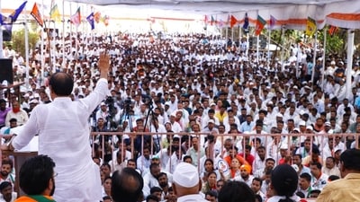 A disastrous result for any of the four factions of the Shiv Sena and NCP today will intensify the power struggle in Maharashtra. (HT PHOTO) A disastrous result for any of the four factions of the Shiv Sena and NCP today will intensify the power struggle in Maharashtra. (HT PHOTO)