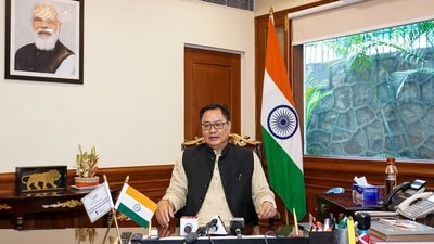 Union Earth Sciences Minister Kiren Rijiju. (PTI) Union Earth Sciences Minister Kiren Rijiju. (PTI)