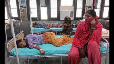 The outbreak, which saw 38 fresh cases being reported on Monday, has also claimed the life of an 18-month-old child. (HT file phtot for representation)