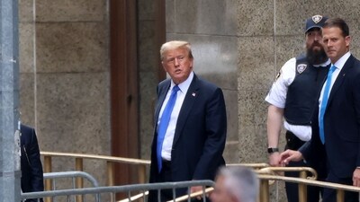 Former US President and Republican presidential candidate Donald Trump (AFP)