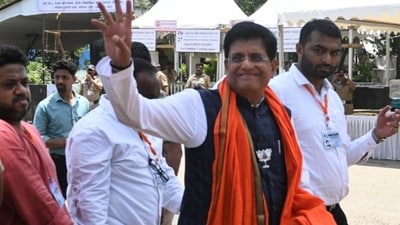 Union minister and BJP leader Piyush Goyal (Satish Bate/Hindustan Times) Union minister and BJP leader Piyush Goyal (Satish Bate/Hindustan Times)