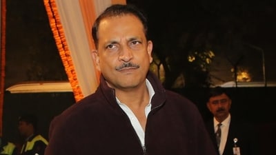 Former union minister and BJP leader Rajiv Pratap Rudy (HT Photo)