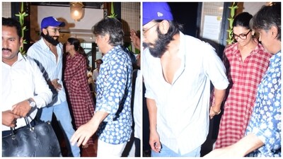 Ranveer Singh is back in town after attending the Ambani pre-wedding party in Italy. Ranveer Singh is back in town after attending the Ambani pre-wedding party in Italy.