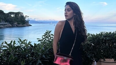 Between May 28 and June 1, the Ambani family's 800 guests were treated to a series of parties and events aboard the luxury cruise liner during a picturesque journey from Italy to the south of France, spanning 4,380 kilometres. Janhvi chose a black dress for one of the celebrations. Between May 28 and June 1, the Ambani family's 800 guests were treated to a series of parties and events aboard the luxury cruise liner during a picturesque journey from Italy to the south of France, spanning 4,380 kilometres. Janhvi chose a black dress for one of the celebrations.