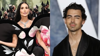 Joe Jonas and Demi Moore spark rumours of a new friendship after a cosy lunch date in France, following Joe's unexpected performance at an event. Joe Jonas and Demi Moore spark rumours of a new friendship after a cosy lunch date in France, following Joe's unexpected performance at an event.