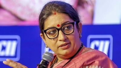 Union minister Smriti Irani. (PTI) Union minister Smriti Irani. (PTI)