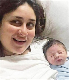 Kareena Kapoor Khan with Taimur. Kareena Kapoor Khan with Taimur.