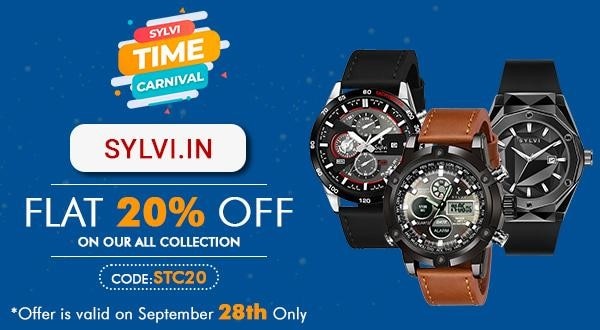 Sylvi watches are available on their official website www.sylvi.in as well as on other e-commerce platforms like Amazon, Flipkart, Myntra, Nykaa, Ajio and Jio Mart.