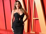 Sofía Vergara arrives at the Vanity Fair Oscar Party on Sunday, March 10, 2024, at the Wallis Annenberg Center for the Performing Arts in Beverly Hills, Calif. (Photo by Evan Agostini/Invision/AP)