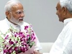 A day before results were announced, Nitish Kumar travelled to Delhi and met Prime Minister Narendra Modi. (ANI)