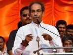 Shiv Sena (UBT) chief Uddhav Thackeray at a public meeting. (HT FILE PHOTO/Bhushan Koyande) Shiv Sena (UBT) chief Uddhav Thackeray at a public meeting. (HT FILE PHOTO/Bhushan Koyande)