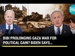 BIBI PROLONGING GAZA WAR FOR POLITICAL GAIN? BIDEN SAYS... BIBI PROLONGING GAZA WAR FOR POLITICAL GAIN? BIDEN SAYS...