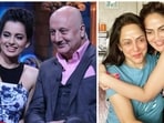 Both Kangana Ranaut and Hema Malini were BJP candidates in their respective poll campaigns. Both Kangana Ranaut and Hema Malini were BJP candidates in their respective poll campaigns.