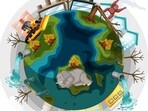 By mid-century, as many as 30-50% of the species on Earth will have disappeared. Nearly 27% of coral reefs have been destroyed and the United States (US) alone throws away enough plastic bottles in a week to encircle the Earth 5 times!