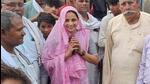 Sanjana Jatav beat Bharatiya Janata Party (BJP) candidate Ramswaroop Koli by 51,983 votes. (Sanjana Jatav | Official X account)