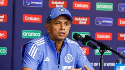 Rahul Dravid took over as head coach after the 2021 T20 World Cup (ANI) Rahul Dravid took over as head coach after the 2021 T20 World Cup (ANI)