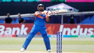 India lost another wicket in Suryakumar Yadav when they needed just six more to win but Rishabh Pant finished the job in style, hitting the winning runs with a reverse-scoop six off fast bowler Barry McCarthy in the 13th over. Pant finished unbeaten on 36 off 26 balls. (ANI) India lost another wicket in Suryakumar Yadav when they needed just six more to win but Rishabh Pant finished the job in style, hitting the winning runs with a reverse-scoop six off fast bowler Barry McCarthy in the 13th over. Pant finished unbeaten on 36 off 26 balls. (ANI)