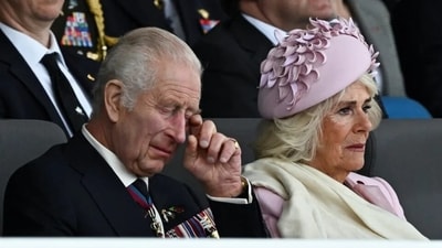 After one soldier delivered his experience, the Royals and throng rose to their feet, and the Queen had a poignant reaction, as she moved listening to the emotional speech. (PA Wire)