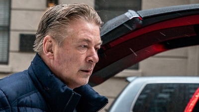 FILE PHOTO: Actor Alec Baldwin departs his home, as he will be charged with involuntary manslaughter for the fatal shooting of cinematographer Halyna Hutchins on the set of the movie "Rust,”  in New York, U.S., January 31, 2023. REUTERS/David 'Dee' Delgado//File Photo (REUTERS)