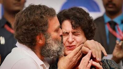 File photo of Priyanka Gandhi and Rahul Gandhi during the Congress’ Bharat Jodo Yatra in January 2023. File photo of Priyanka Gandhi and Rahul Gandhi during the Congress’ Bharat Jodo Yatra in January 2023.