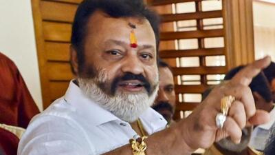 Gopi received 4,12,338 votes, defeating CPI’s VS Sunil Kumar (3,37,652 votes) by a margin of 74,686 votes. (PTI photo) Gopi received 4,12,338 votes, defeating CPI’s VS Sunil Kumar (3,37,652 votes) by a margin of 74,686 votes. (PTI photo)