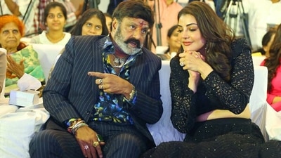 Balakrishna and Kajal Aggarwal starred together in the 2023 film Bhagavanth Kesari. Balakrishna and Kajal Aggarwal starred together in the 2023 film Bhagavanth Kesari.