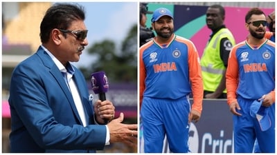 Ravi Shastri issued a fresh warning to Rohit Sharma before the Indian innings against Ireland at the T20 World Cup (ANI-AP) Ravi Shastri issued a fresh warning to Rohit Sharma before the Indian innings against Ireland at the T20 World Cup (ANI-AP)