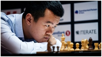 The world champion has during the course of this tournament, dropped out of the top 10 in the live ratings (Stev Bonhage/Norway Chess ) The world champion has during the course of this tournament, dropped out of the top 10 in the live ratings (Stev Bonhage/Norway Chess )