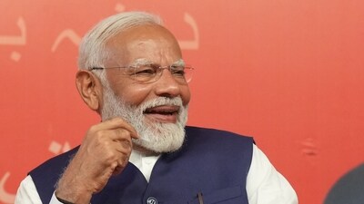 Stock market: Prime Minister Narendra Modi during an interaction with supporters at the party headquarters in New Delhi. (PTI) Stock market: Prime Minister Narendra Modi during an interaction with supporters at the party headquarters in New Delhi. (PTI)
