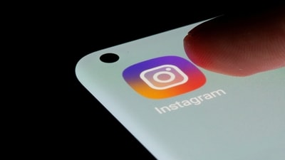 The Instagram app on a smartphone (REUTERS)