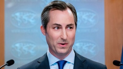 FILE: US State Department spokesperson Matthew Miller (AP) FILE: US State Department spokesperson Matthew Miller (AP)