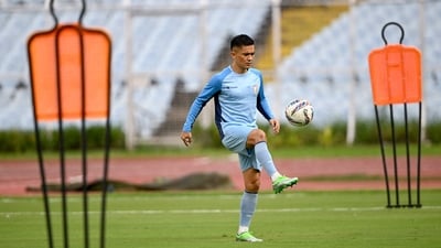 Sunil Chhetri will be playing his final match against Kuwait. (AFP) Sunil Chhetri will be playing his final match against Kuwait. (AFP)