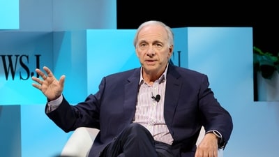 Ray Dalio, founder and CIO mentor, Bridgewater Associates speaks onstage during The Wall Street Journal's 2024 The Future Of Everything Festival at Spring Studios in New York City. (AFP) Ray Dalio, founder and CIO mentor, Bridgewater Associates speaks onstage during The Wall Street Journal's 2024 The Future Of Everything Festival at Spring Studios in New York City. (AFP)