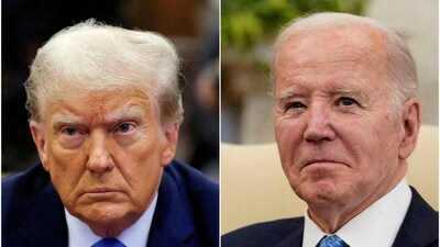 Trump's remarks come after Biden, while addressing a crowd at a campaign event in Greenwich, Connecticut, asserted that Trump "wants you to believe it's all rigged." (REUTERS)