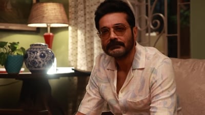 Prosenjit Chatterjee in a still from Ajogyo.