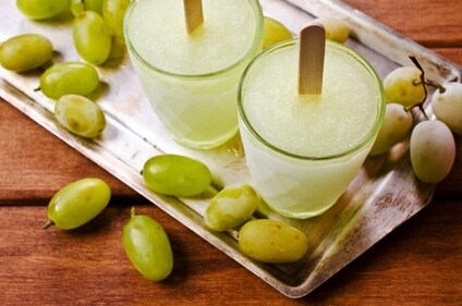 Green grape ice pops are said to lower blood pressure (Shutterstock) Green grape ice pops are said to lower blood pressure (Shutterstock)