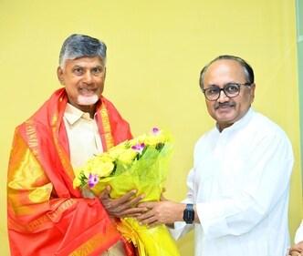 Sidharth Nath Singh with N Chandrababu Naidu. Sidharth Nath Singh with N Chandrababu Naidu.