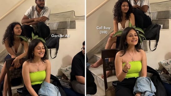 The image shows the voiceover artist whose video has gone viral on Instagram. (Instagram/@aditi9sharma)